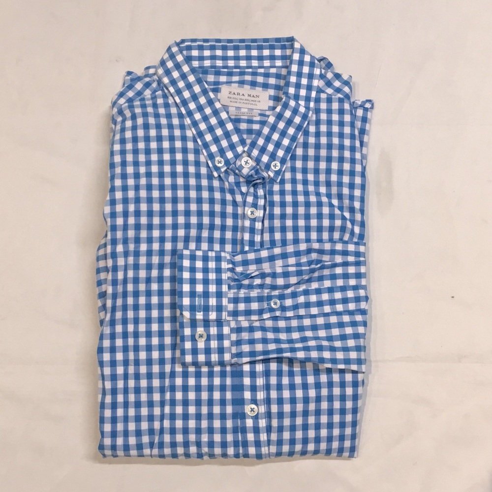 Zara Man Slim fit Long Sleeve Shirt